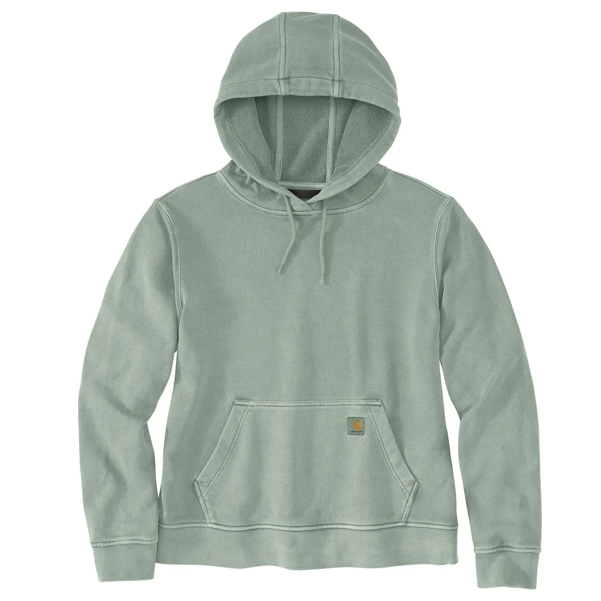 Women's Relaxed Fit Midweight Garment Dye French Terry Hooded Sweatshirt 1