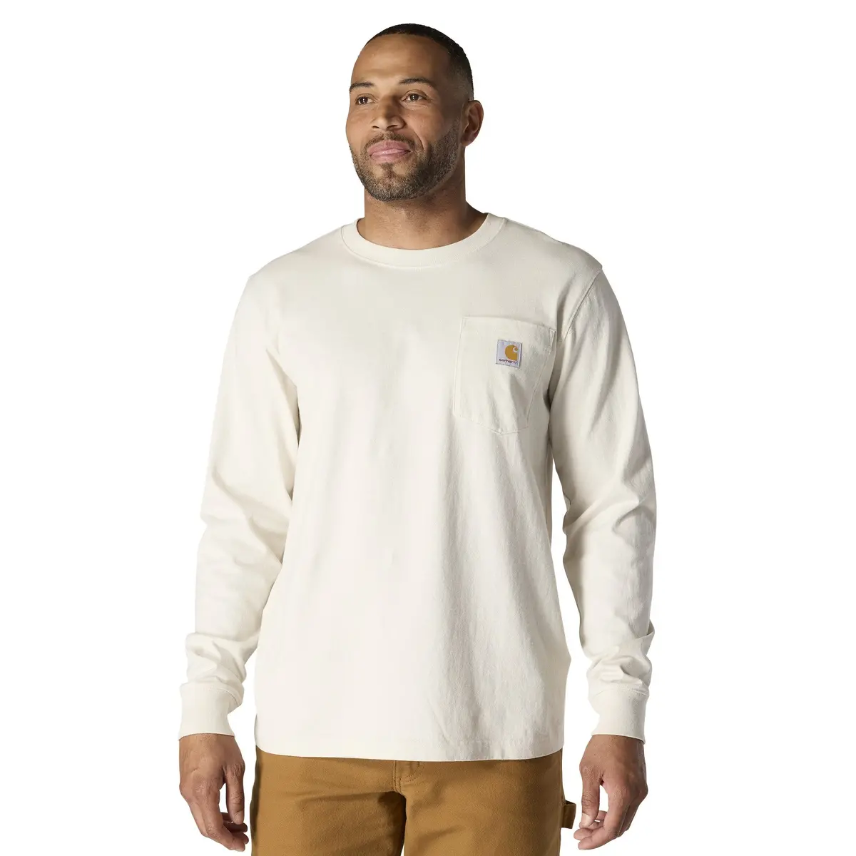 Men's Relaxed Fit Heavyweight Long Sleeve Mountain Graphic Shirt 2