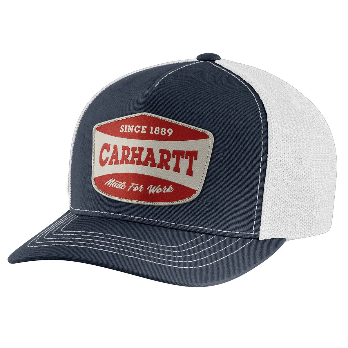 Canvas Mesh-Back Patch Cap 1