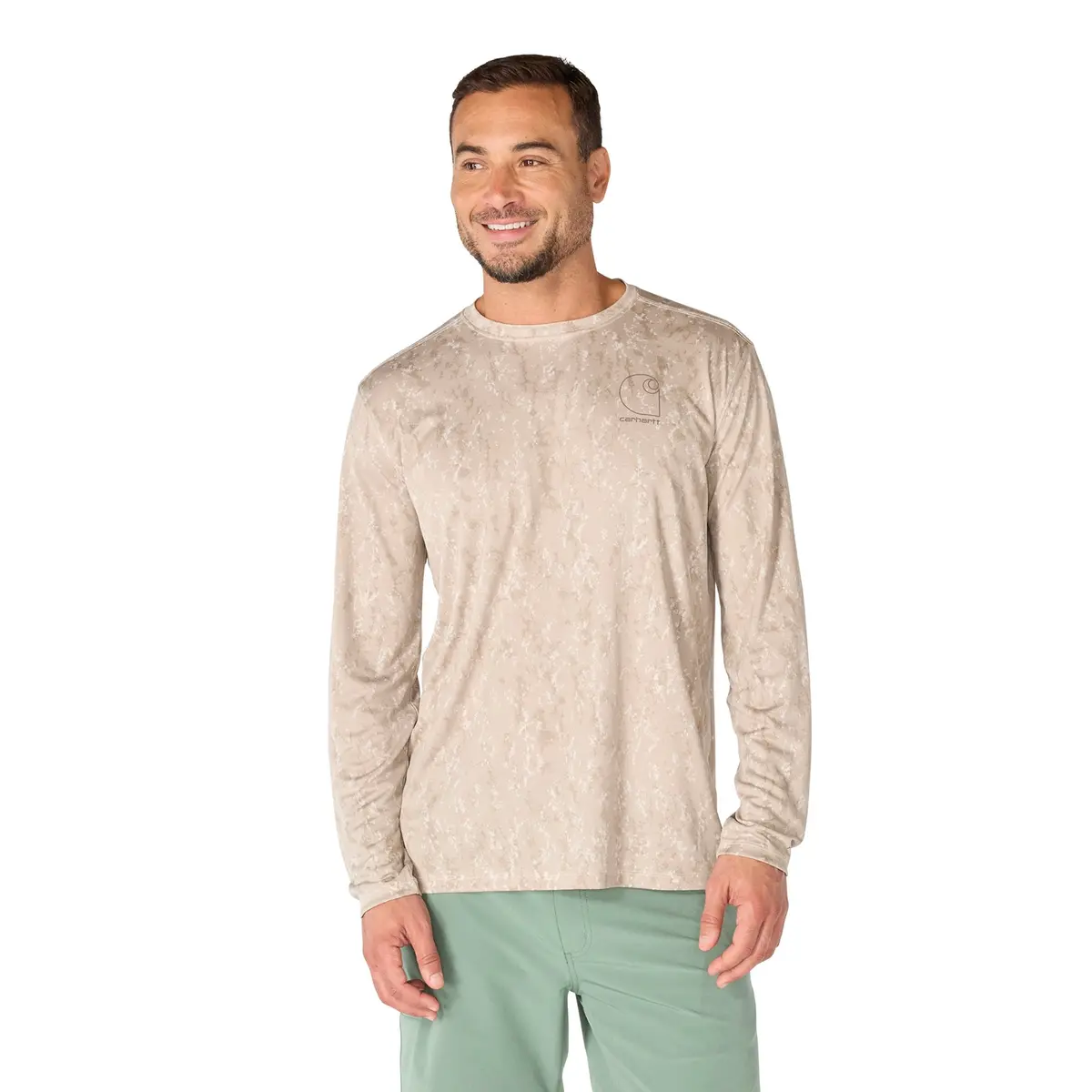 Men's Force Sun Defender Relaxed Print Long Sleeve T-Shirt 1