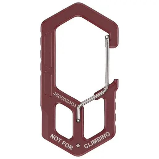 Carabiner Bottle Opener - Drab Red 2