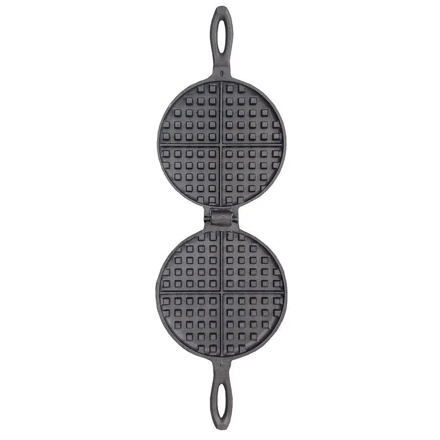 Old Fashioned Cast Iron Waffle Iron 2