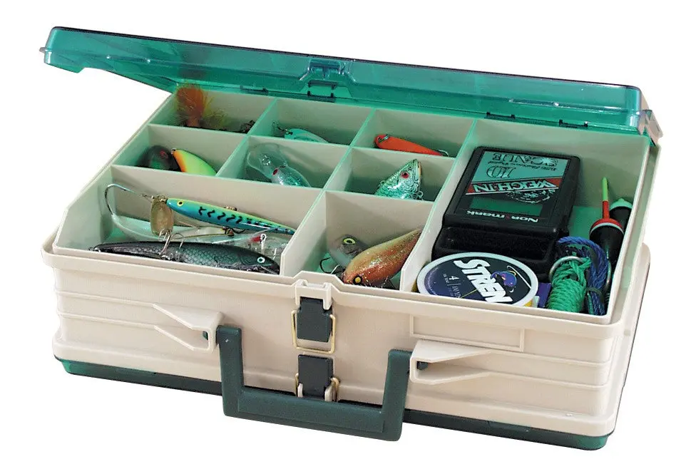 Double Sided 19-Compartment Satchel Tackle Box 1
