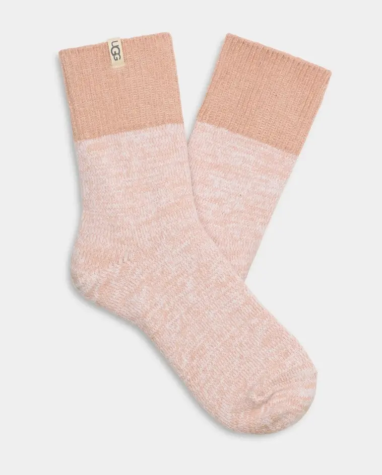 Women's Rib Knit Slouchy Quarter 1