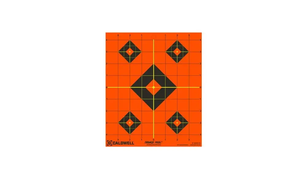 Gen 2 Orange Peel "Sight-In" Targets - 8" (5Pk) 1