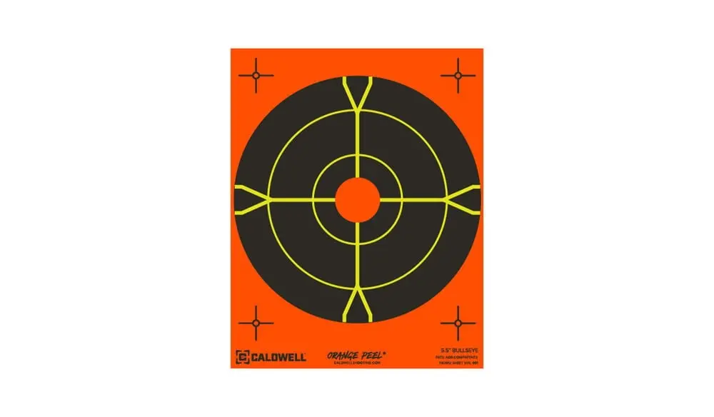 Orange Peel "Bullseye" Targets - 5.5" (10Pk) 1