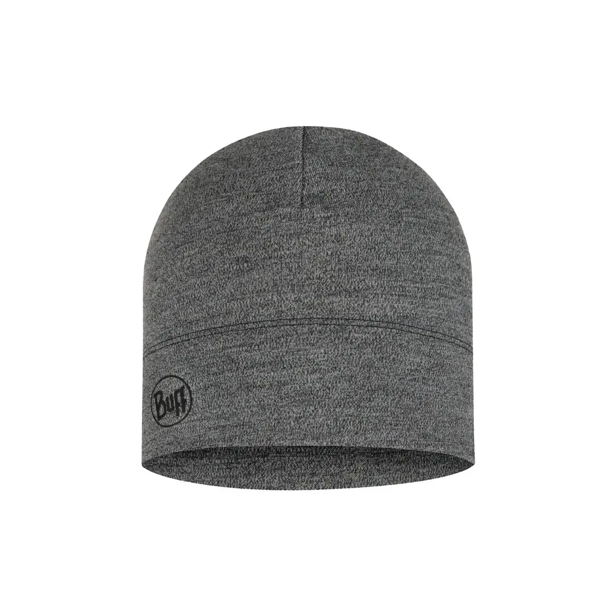 Merino Midweight Beanie Melange Light Grey 1