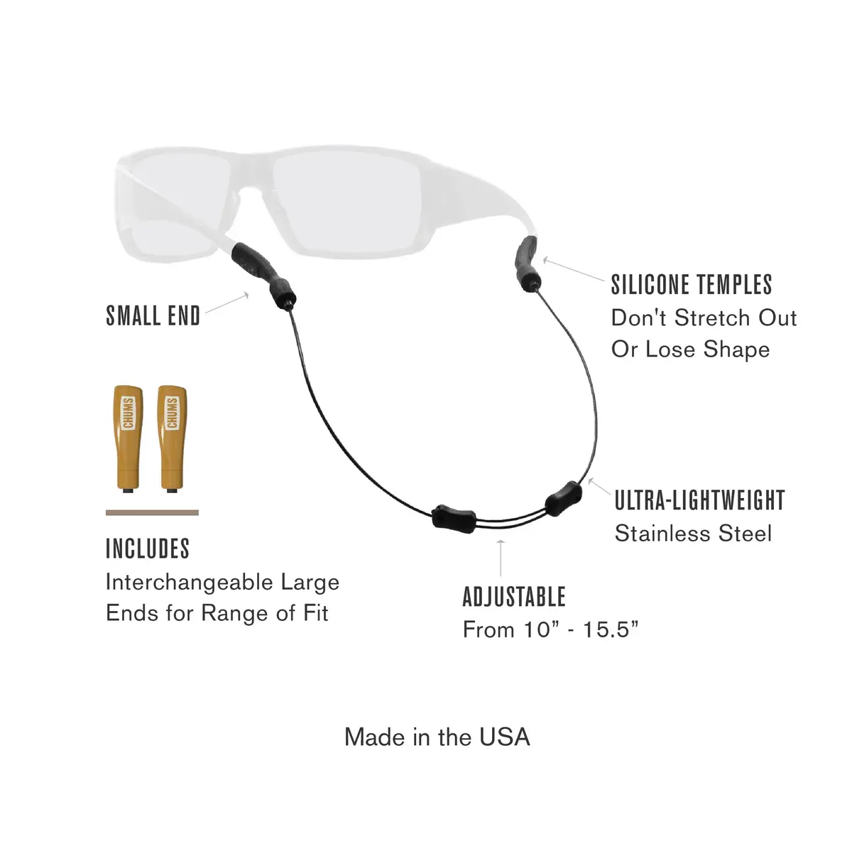 Tideline Adjustable Eyewear Retainer 2