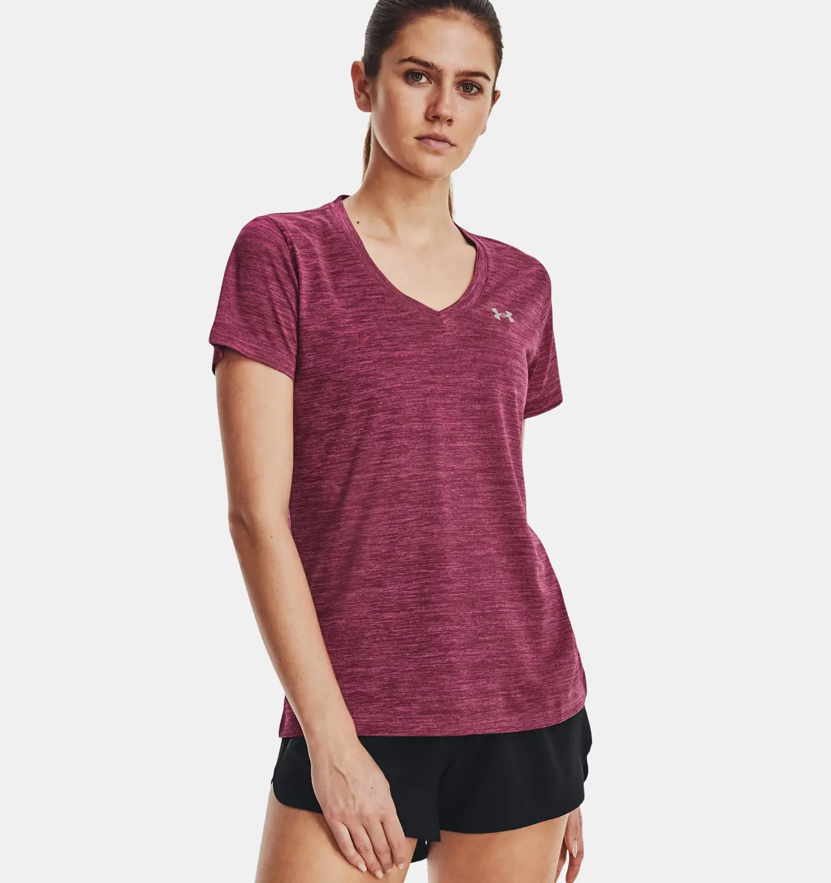 Women's Tech Twist V-Neck Shirt 1