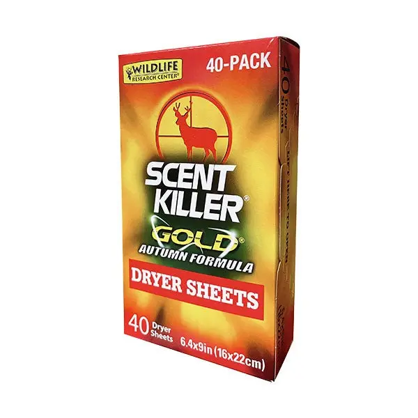 Scent Killer Gold Dryer Sheets 40 Ct. 1