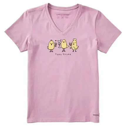 Women's Tipsy Chicks Short Sleeve Crusher Tee 1