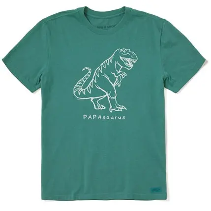 Men's Papasaurus Short Sleeve Crusher Tee 1