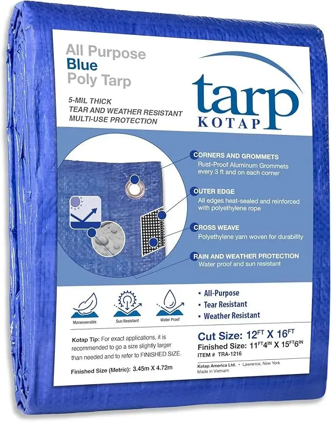 All Purpose Poly Tarp 12'X16' 1