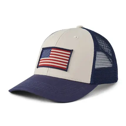 Adult Clean Flag Trucker Hat 1