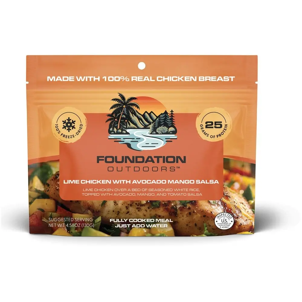 Lime Chicken With Avocado & Mango Salsa Freeze Dried Meal 1