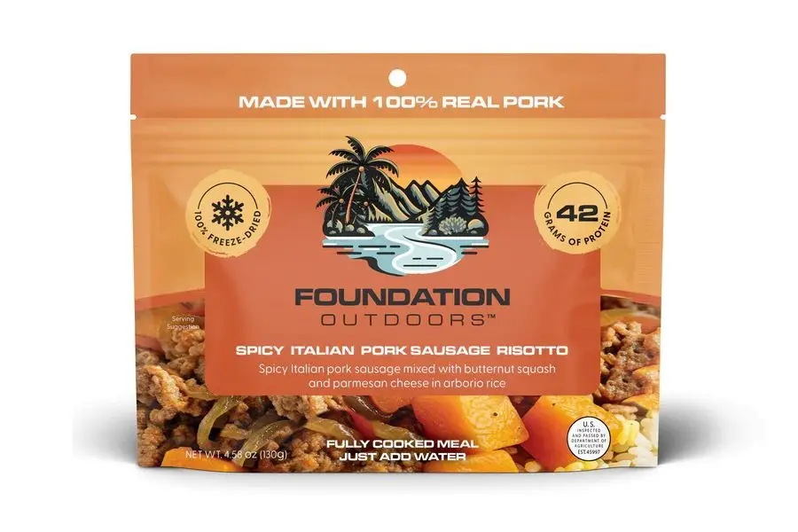 Spicy Italian Pork Sausage Risotto Freeze Dried Meal 1