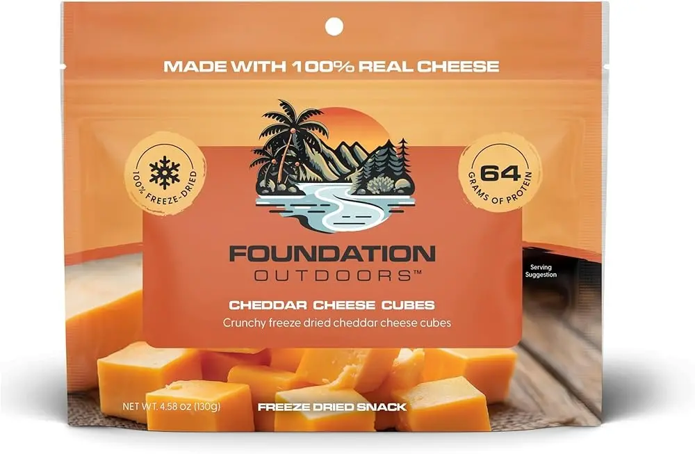 Cheddar Cheese Cube Freeze Dried Snack 1