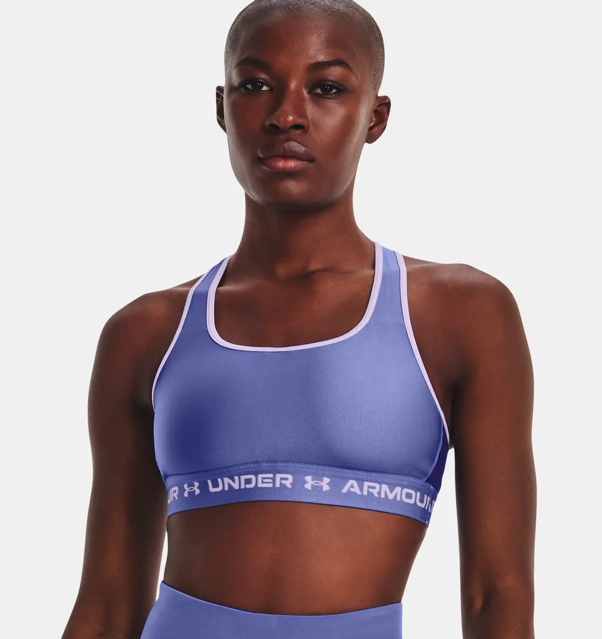 Women's Armour Mid Crossback Sports Bra 1