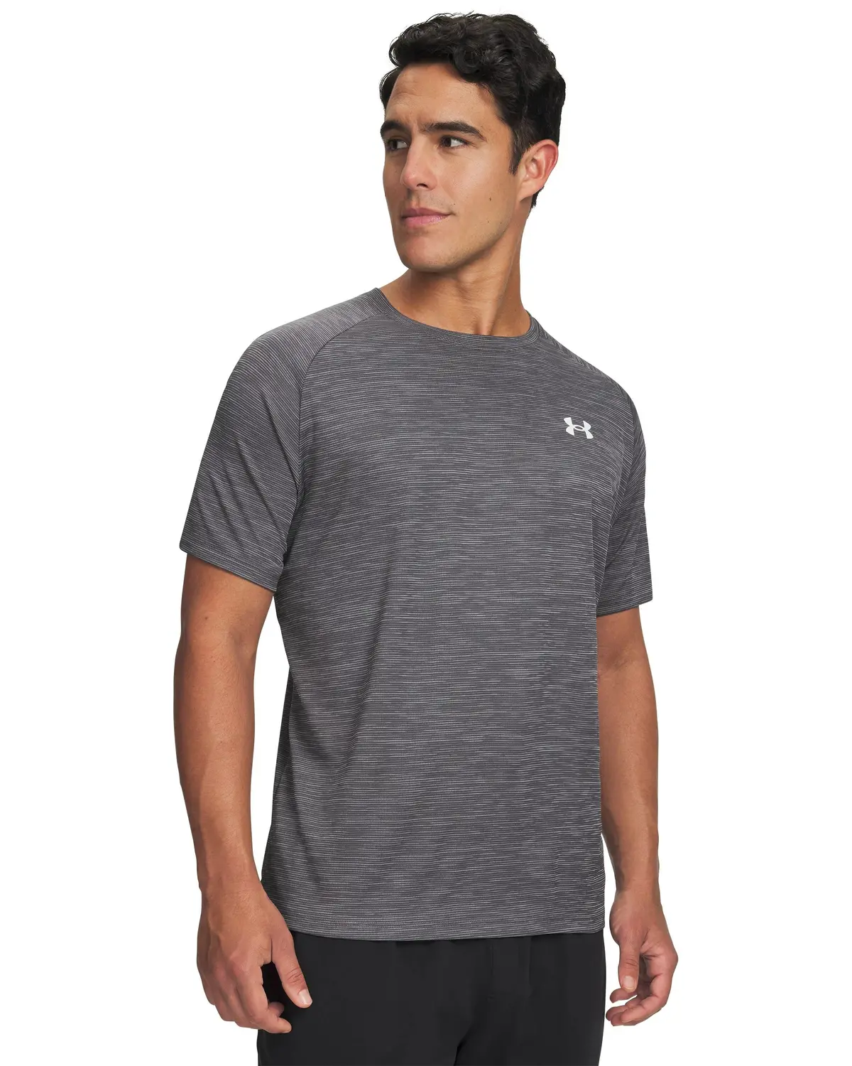 Men`S Ua Tech Textured Short Sleeve 1