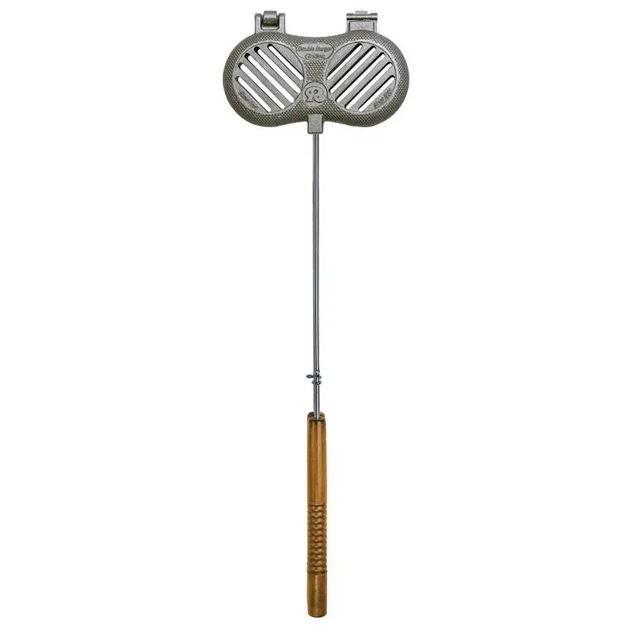 Cast Iron Double Burger Griller 1