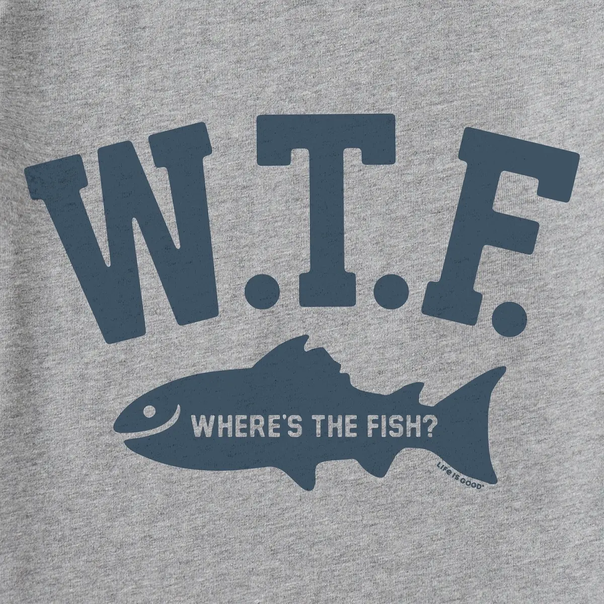 Men's W.T.F. Fish Short Sleeve Crusher Tee 2