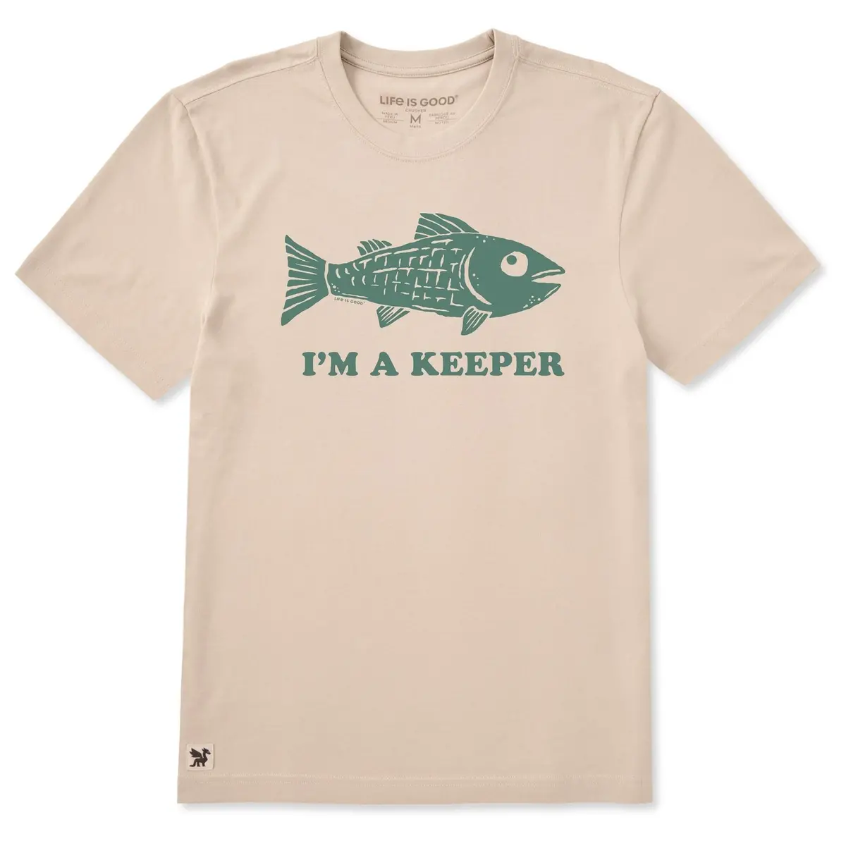 Men's I'm A Keeper Fish Short Sleeve Crusher Tee 1