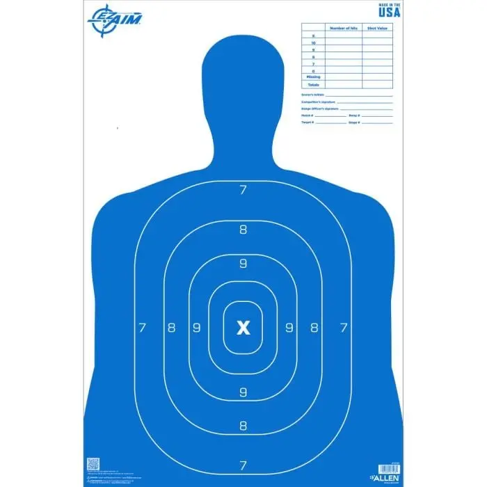 Ez Aim B27 Silhouette Paper Target 1