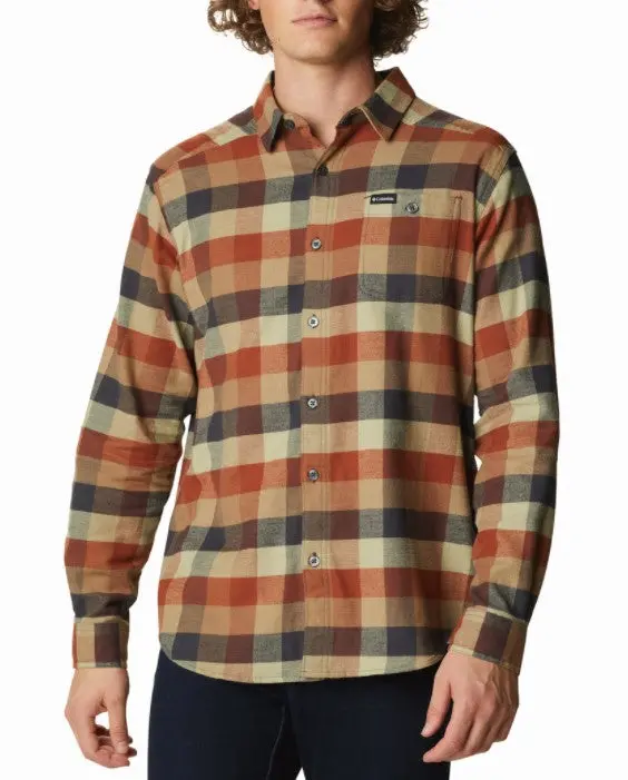 Men's Cornell Woods Flannel Long Sleeve Shirt 1