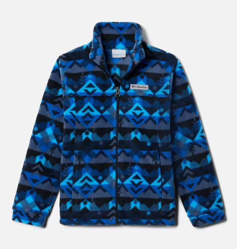 Boys' Zing Iii Printed Fleece Jacket 1