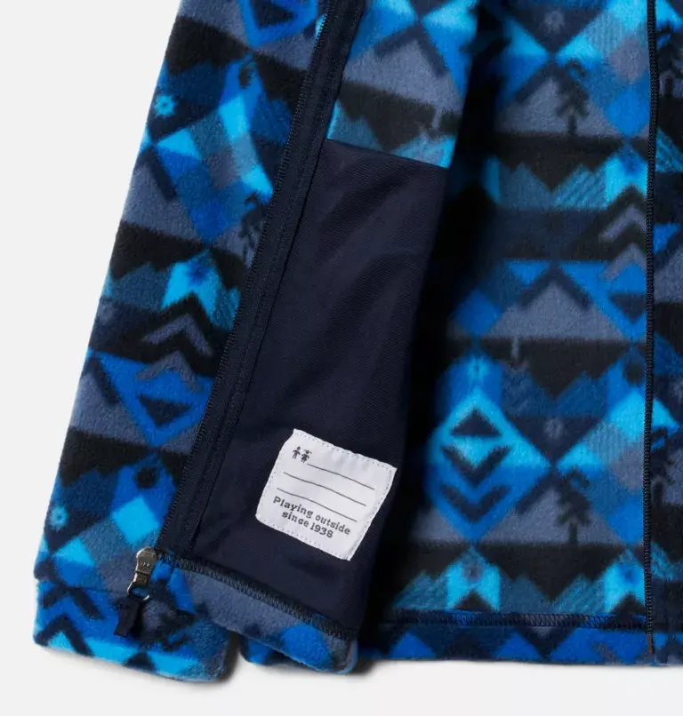Boys' Zing Iii Printed Fleece Jacket 3