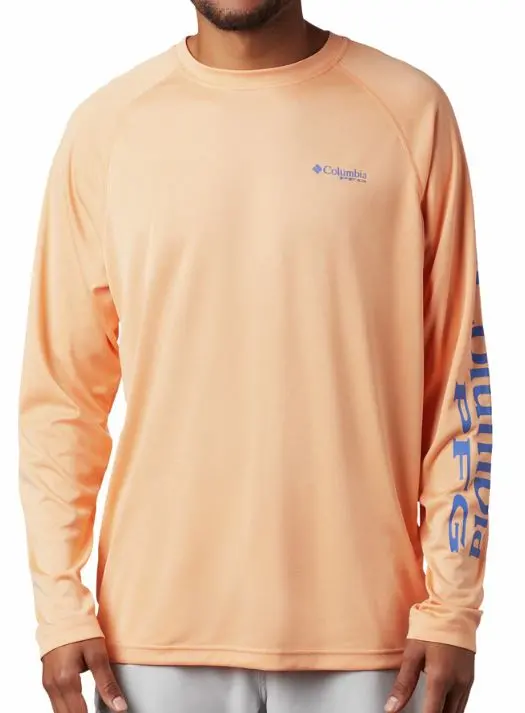 Men's Pfg Terminal Tackle Heather Long Sleeve Shirt 1