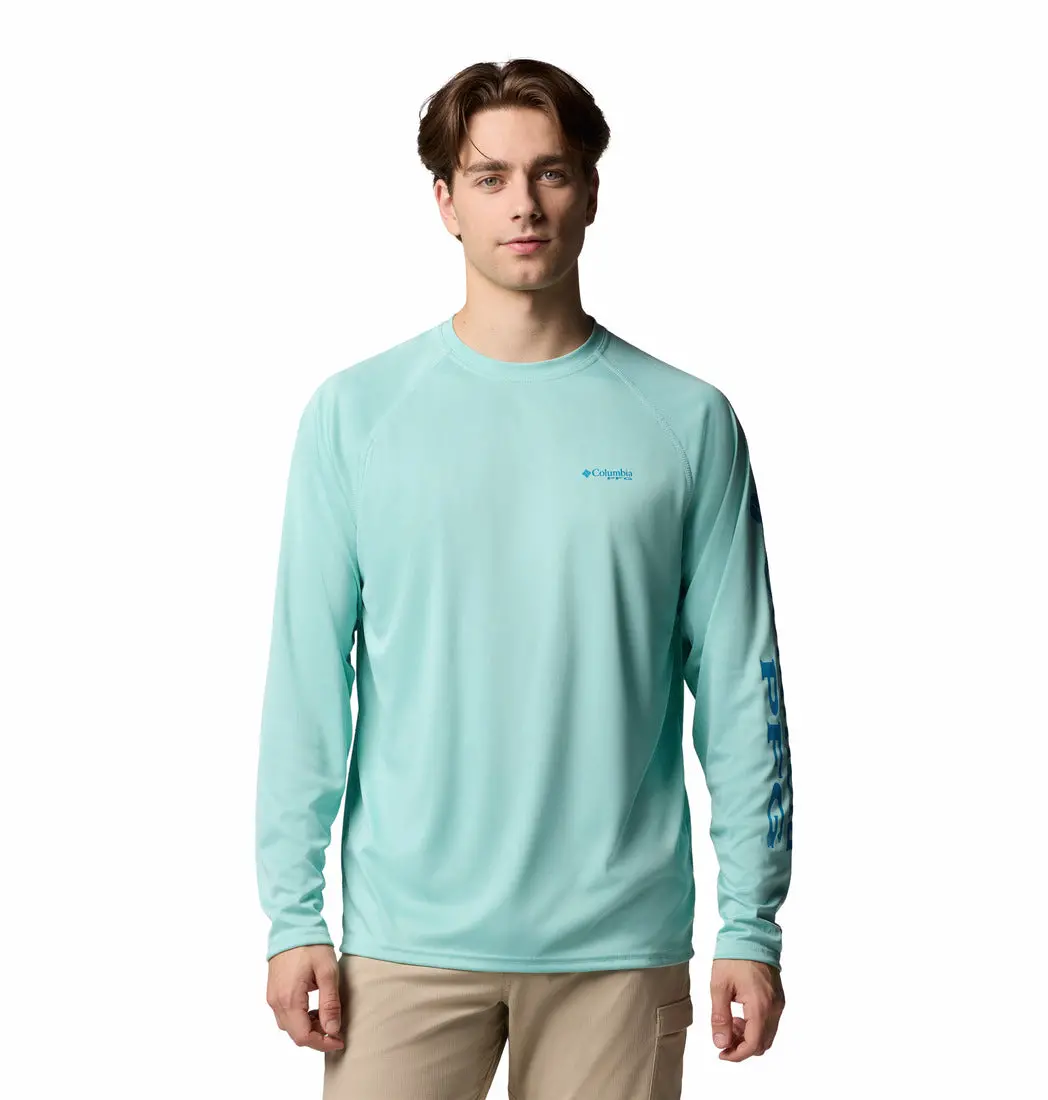 Men's Pfg Terminal Tackle Heather Long Sleeve Shirt 1