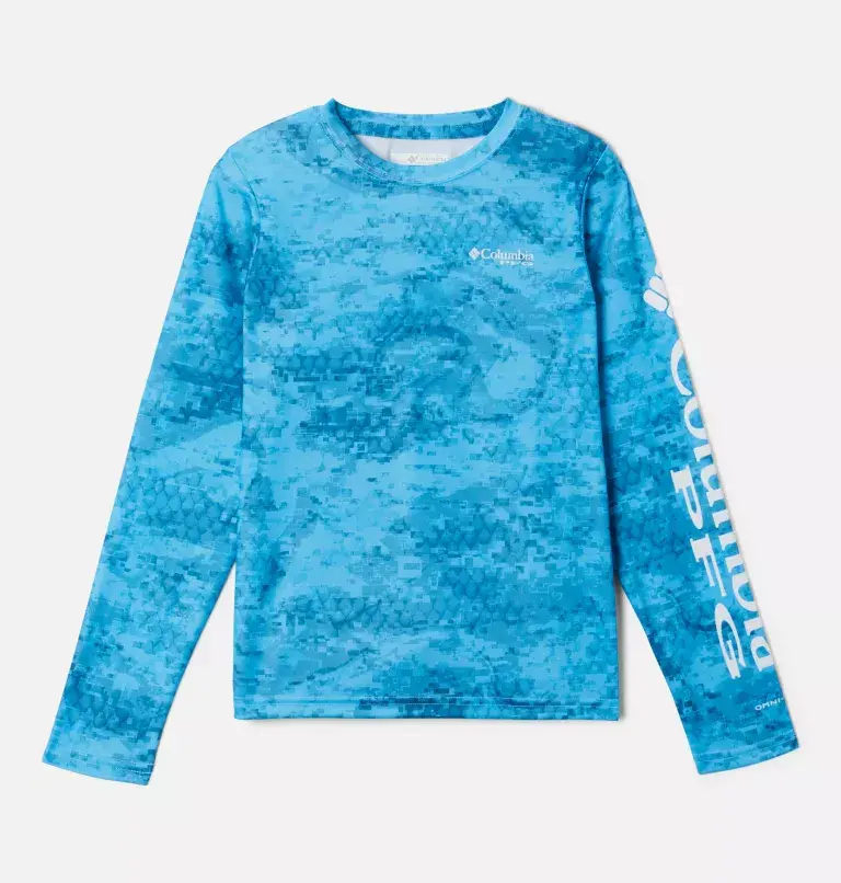 Kids' Pfg Super Terminal Tackle Long Sleeve Shirt 1