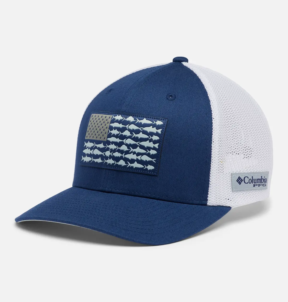 Pfg Fish Flag Mesh Ball Flexfit Cap - (High Crown) 1