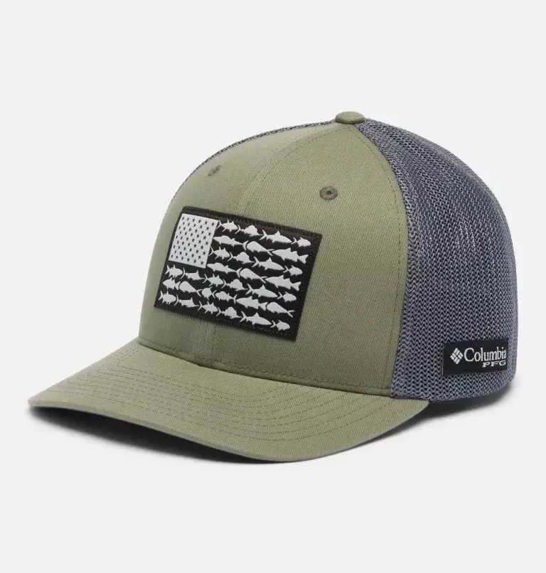 Pfg Mesh Fish Flag Ball Cap 1
