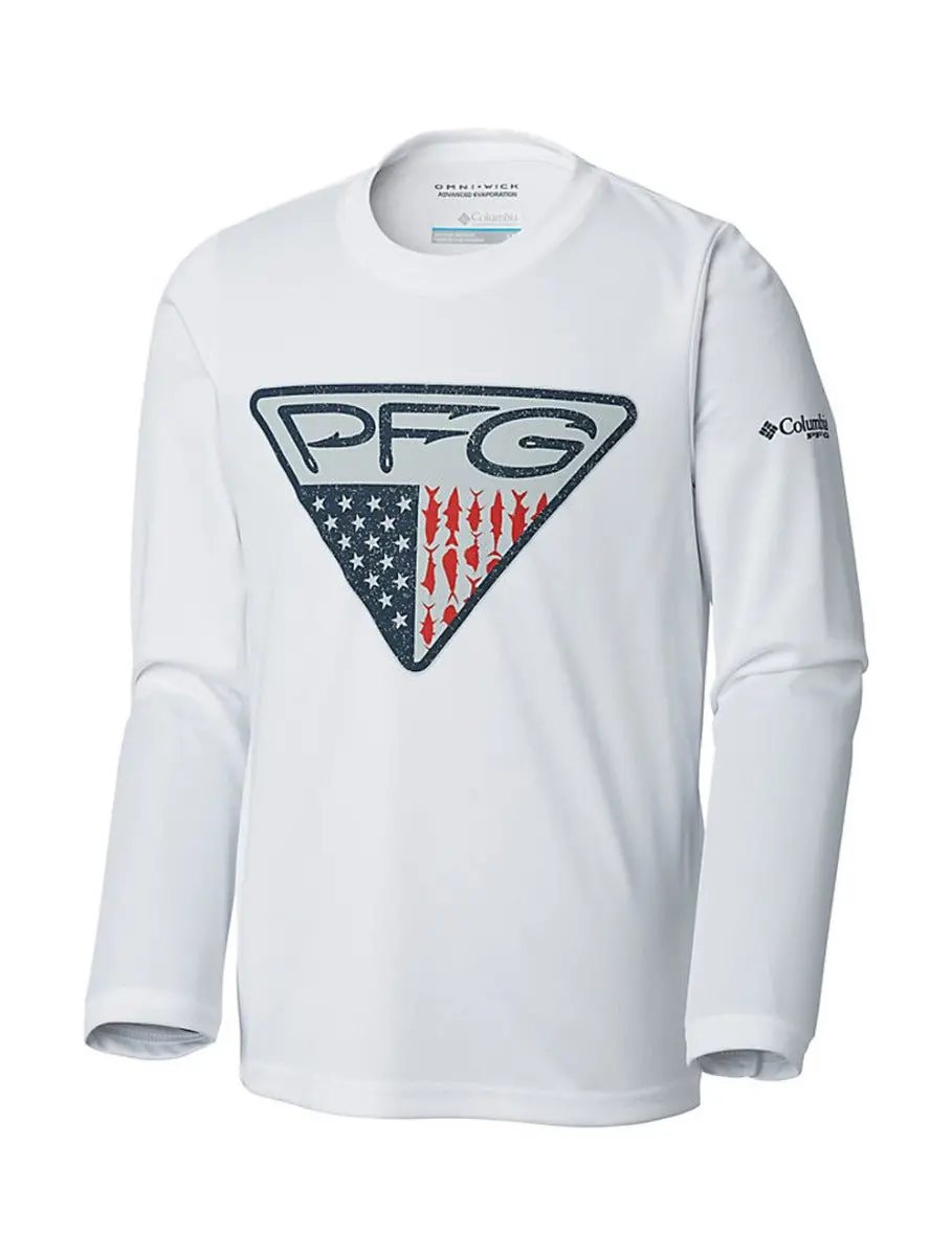 Kid's Terminal Tackle Triangle Fill Long Sleeve Shirt 1