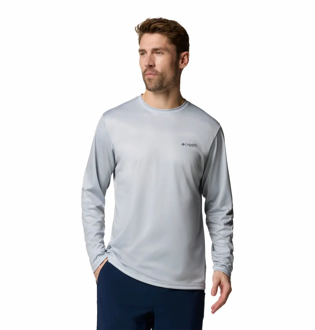 Men's Terminal Tackle Pfg Fish Flag Long Sleeve Shirt 1