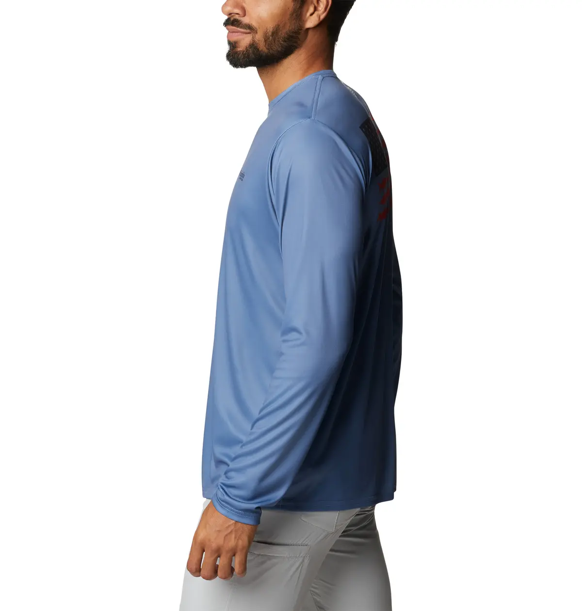 Men's Terminal Tackle Pfg Fish Flag Long Sleeve Shirt 3