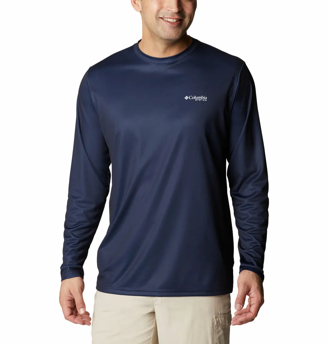 Men's Terminal Tackle Pfg Fish Flag Long Sleeve Shirt 1