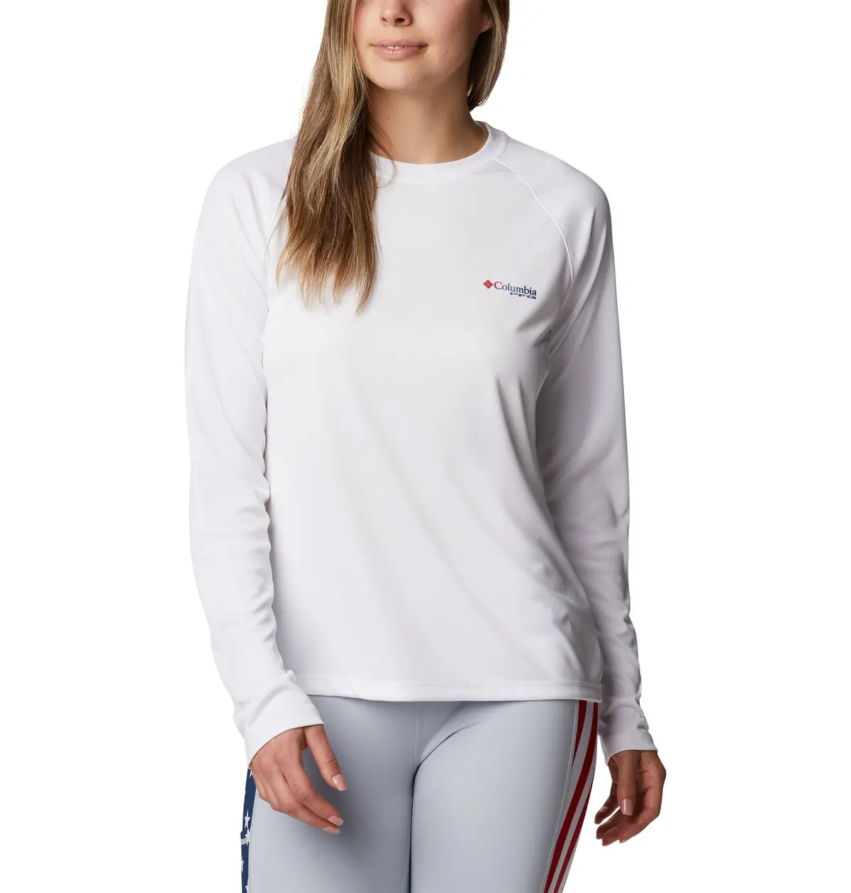 Women's Tidal Pfg Fish Flag Long Sleeve T-Shirt 1