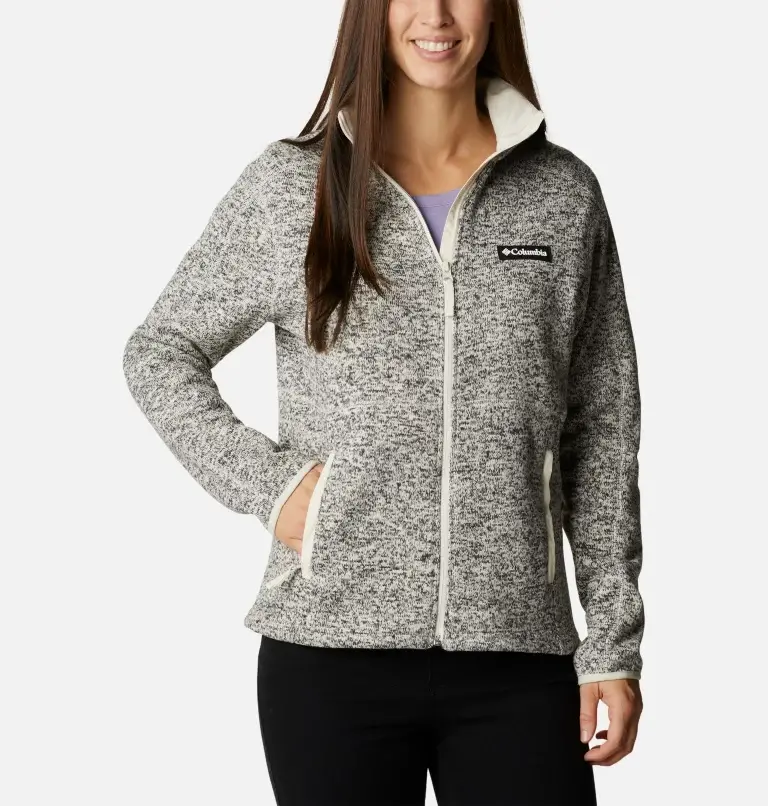 Women's Sweater Weather Fleece Full Zip Jacket 1