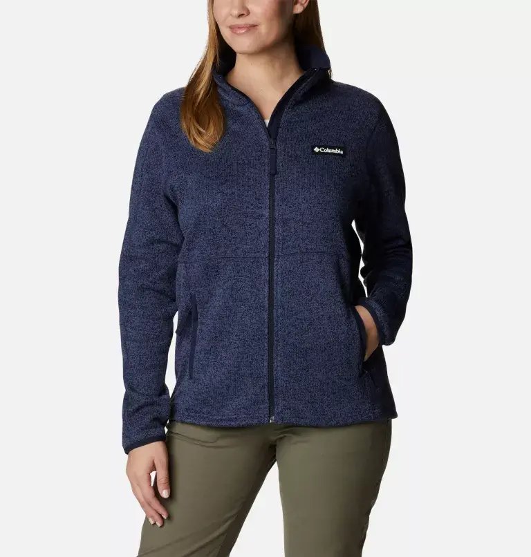 Women's Sweater Weather Fleece Full Zip Jacket 1