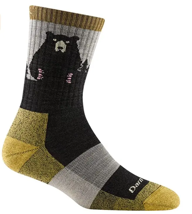 Women's Bear Town Micro Crew Lightweight Hiking Sock 1