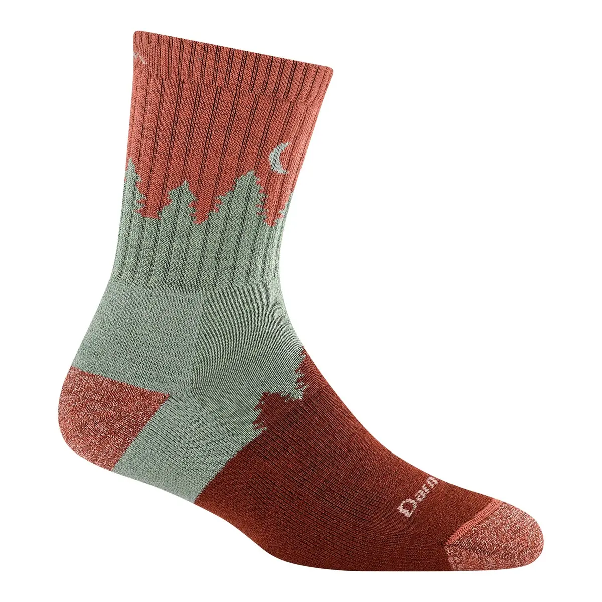 Women's Treeline Micro Crew Midweight Hiking Sock 1