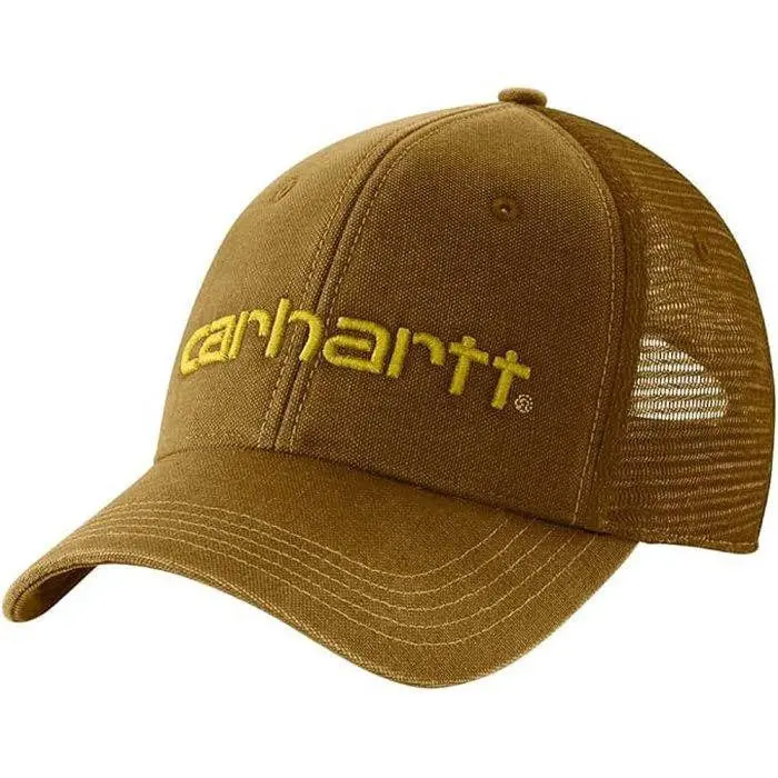 Canvas Mesh-Back Logo Graphic Cap 1