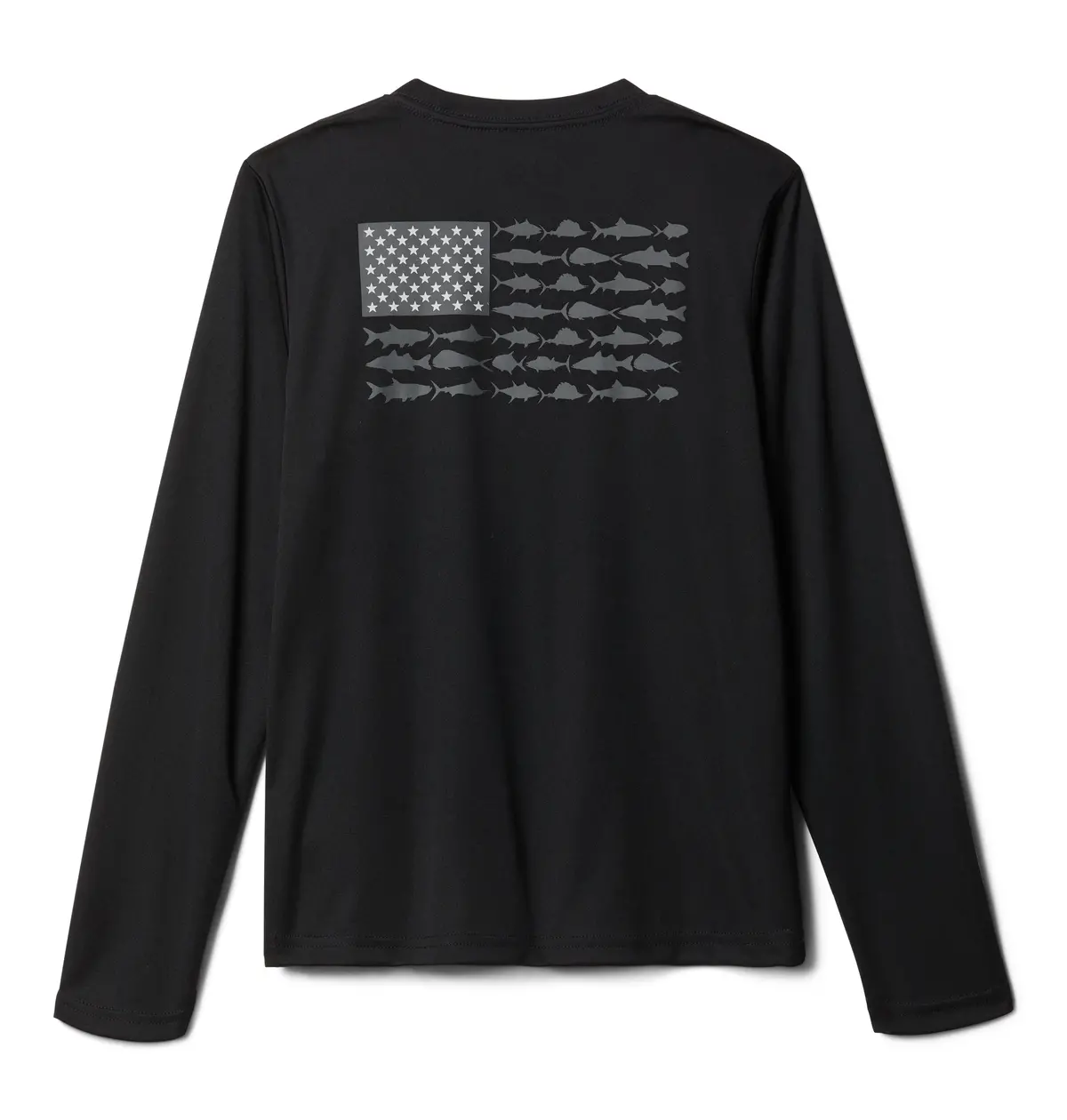Youth Terminal Tackle Pfg Fish Flag Long Sleeve T-Shirt 1