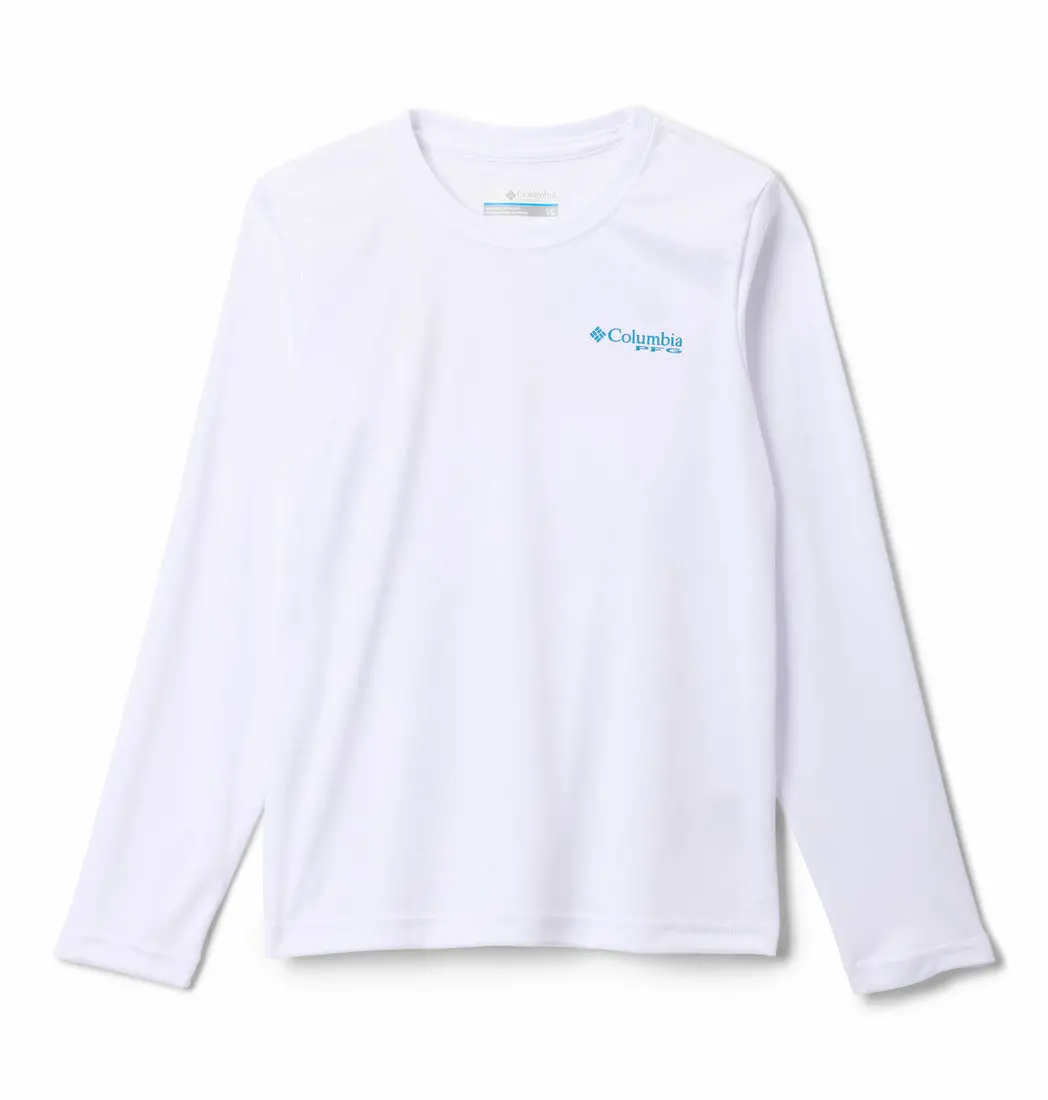 Youth Terminal Tackle Pfg Fish Flag Long Sleeve T-Shirt 1