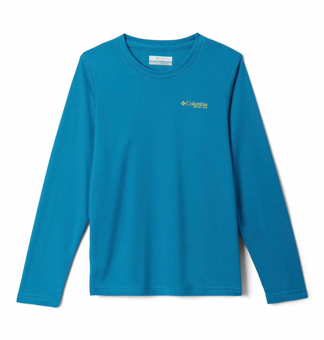 Youth Terminal Tackle Pfg Fish Flag Long Sleeve T-Shirt 1
