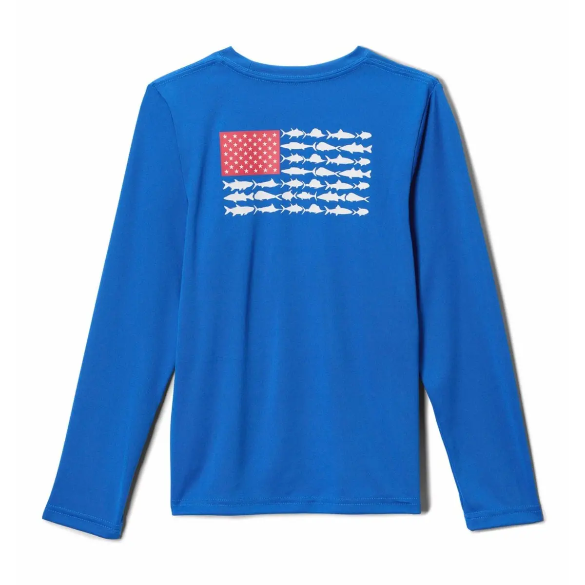 Youth Terminal Tackle Pfg Fish Flag Long Sleeve T-Shirt 1