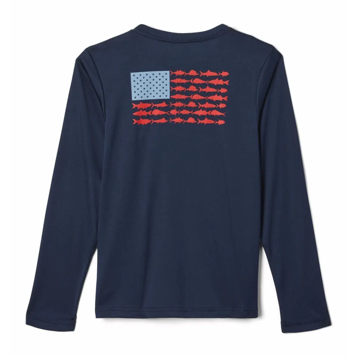 Youth Terminal Tackle Pfg Fish Flag Long Sleeve T-Shirt 1
